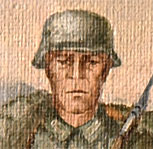Deutscher Soldat im II. Weltkrieg, Selbstbildnis